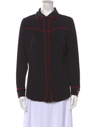 Julien Macdonald Long Sleeve Button-Up Top