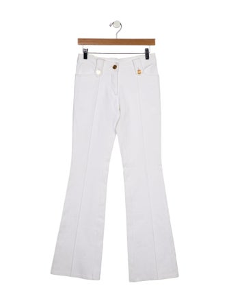 Julien Macdonald Mid-Rise Wide Leg Jeans