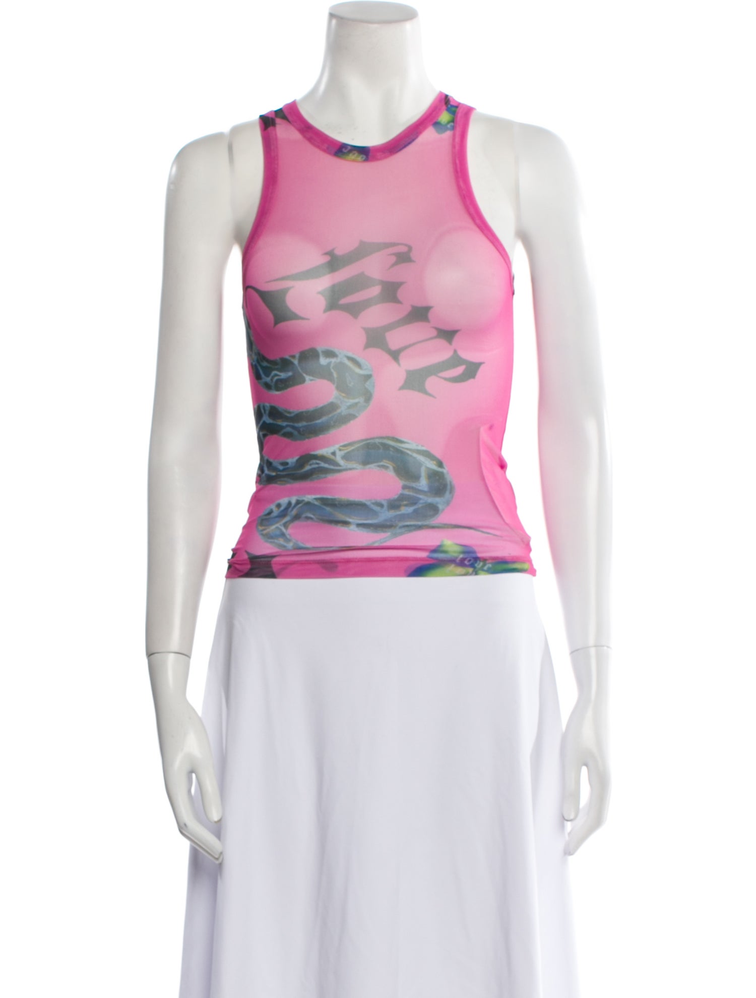 Juliet Johnstone Printed Crew Neck Top