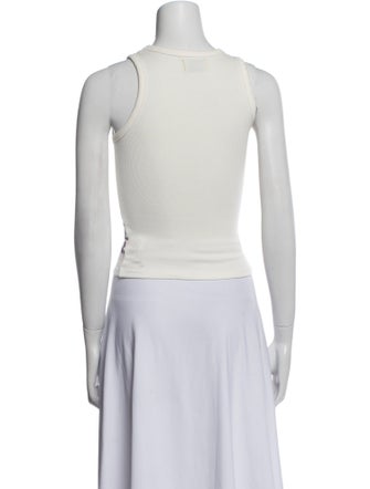 Juliet Johnstone Graphic Print Scoop Neck Top