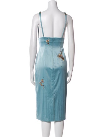 Julian Joyce by Mandalay Printed Midi Length Dress