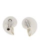 Julietta Mother Of Pearl Shell Clip-On Earrings