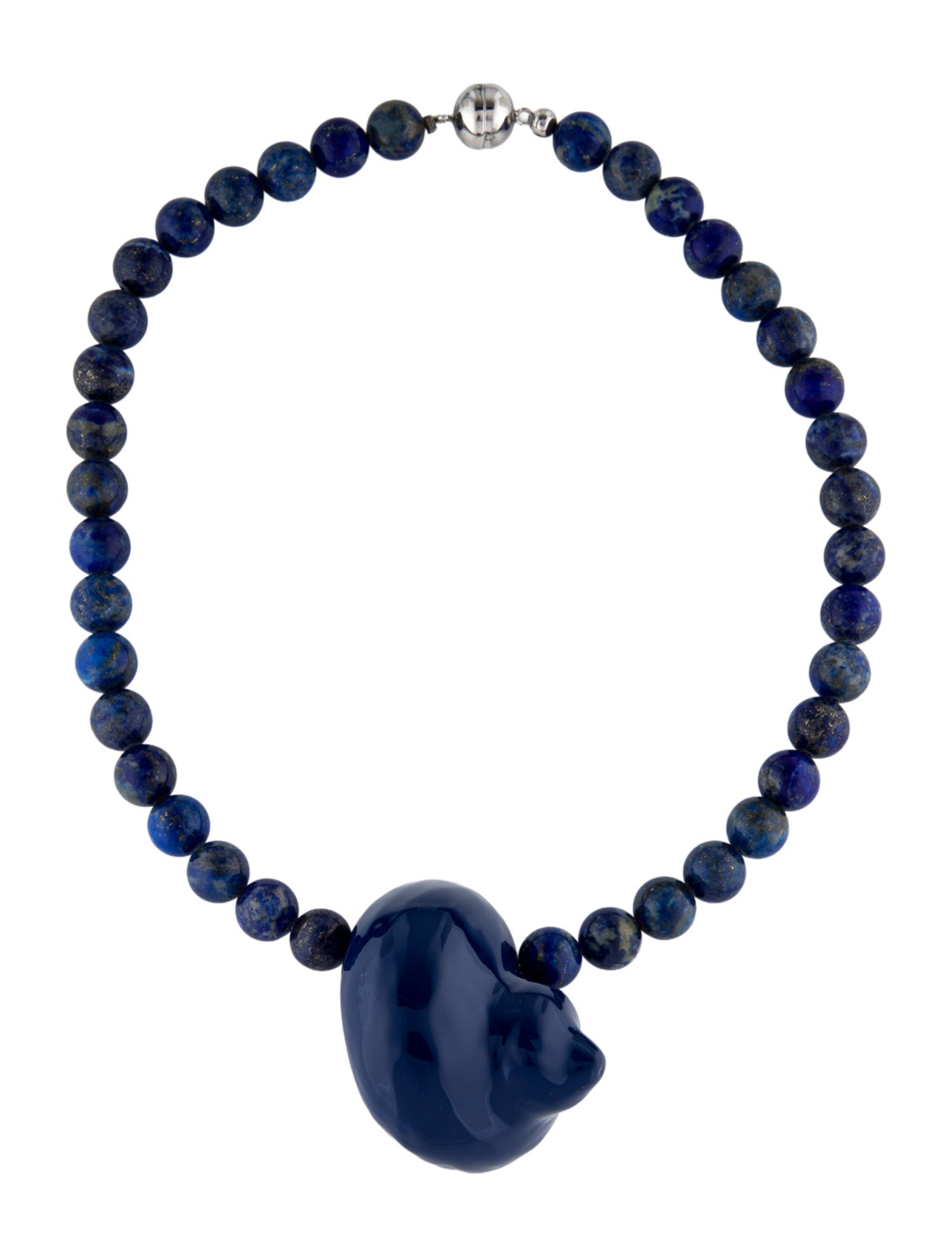 Julietta x Veronica Beard Enamel & Resin Shell Mykonos Necklace