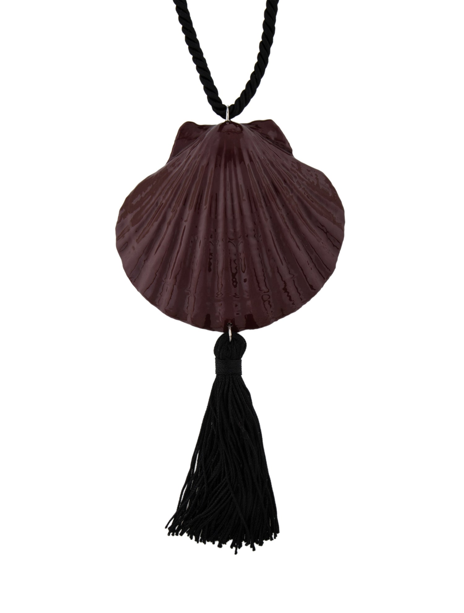 Julietta Enamel Pillar Pendant Necklace