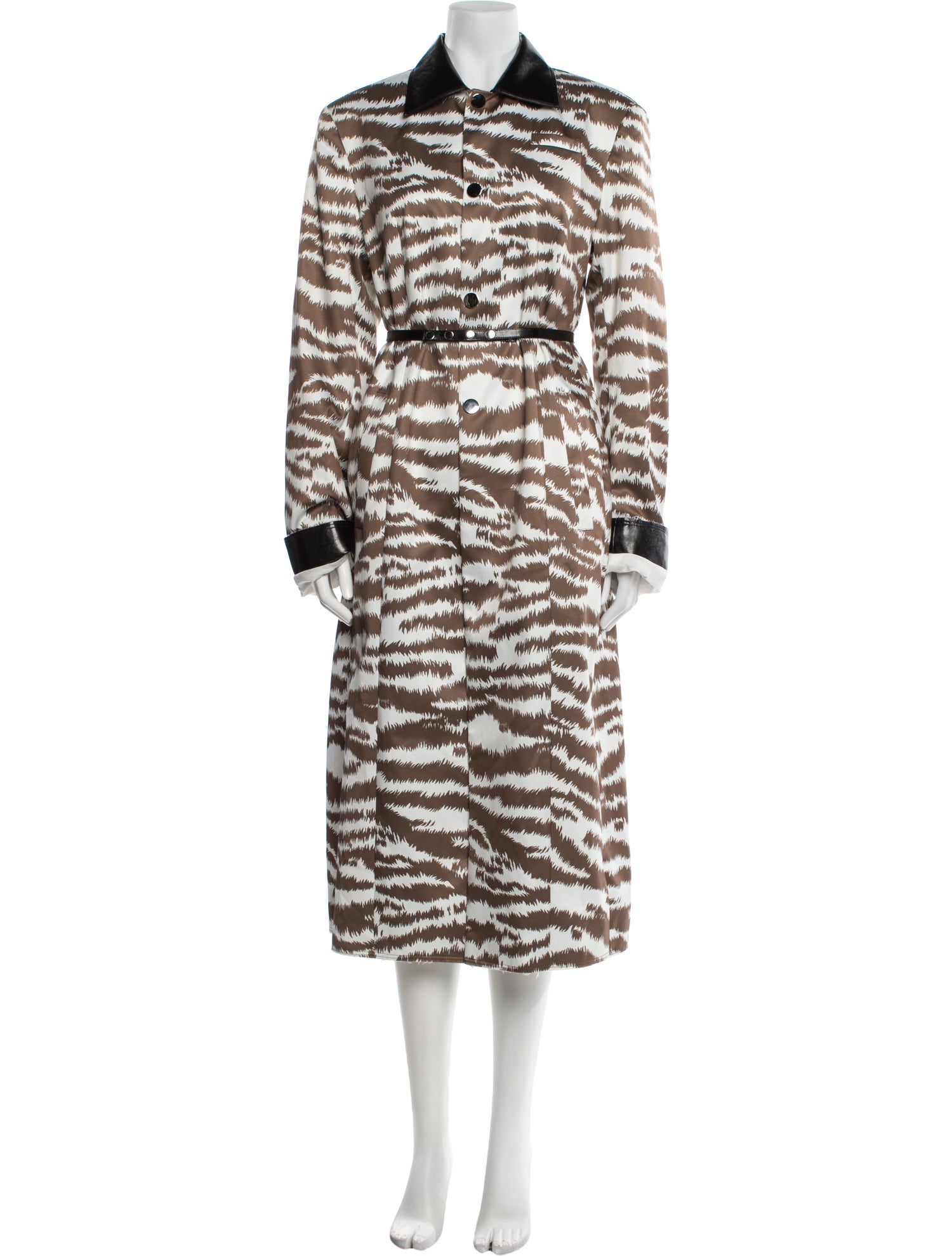 Juneyun Printed Trench Coat