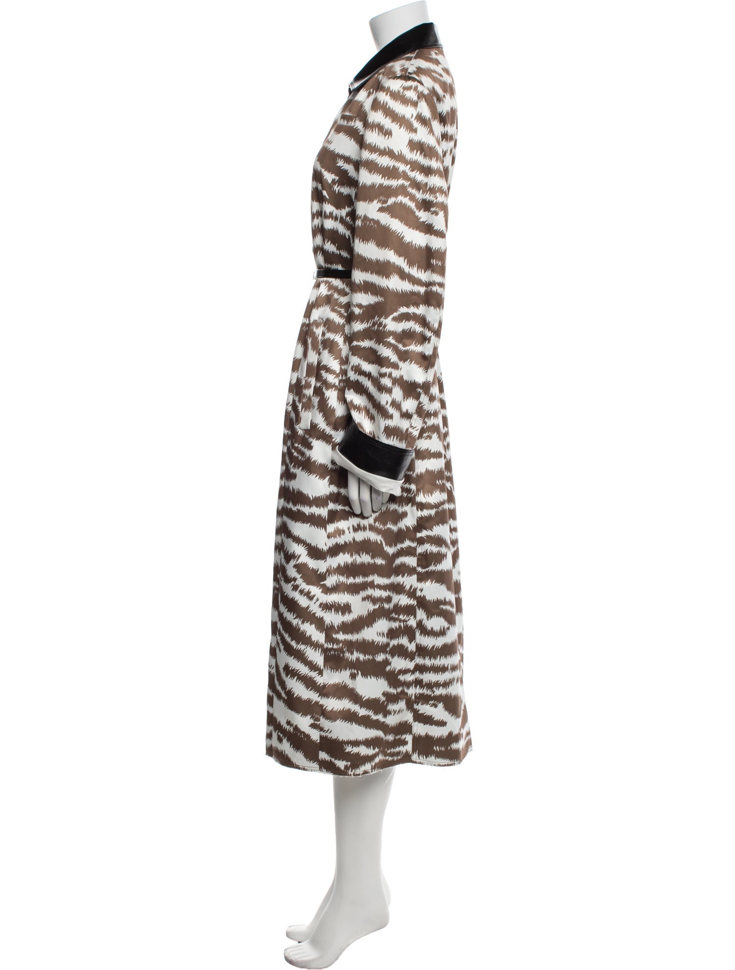 Juneyun Printed Trench Coat