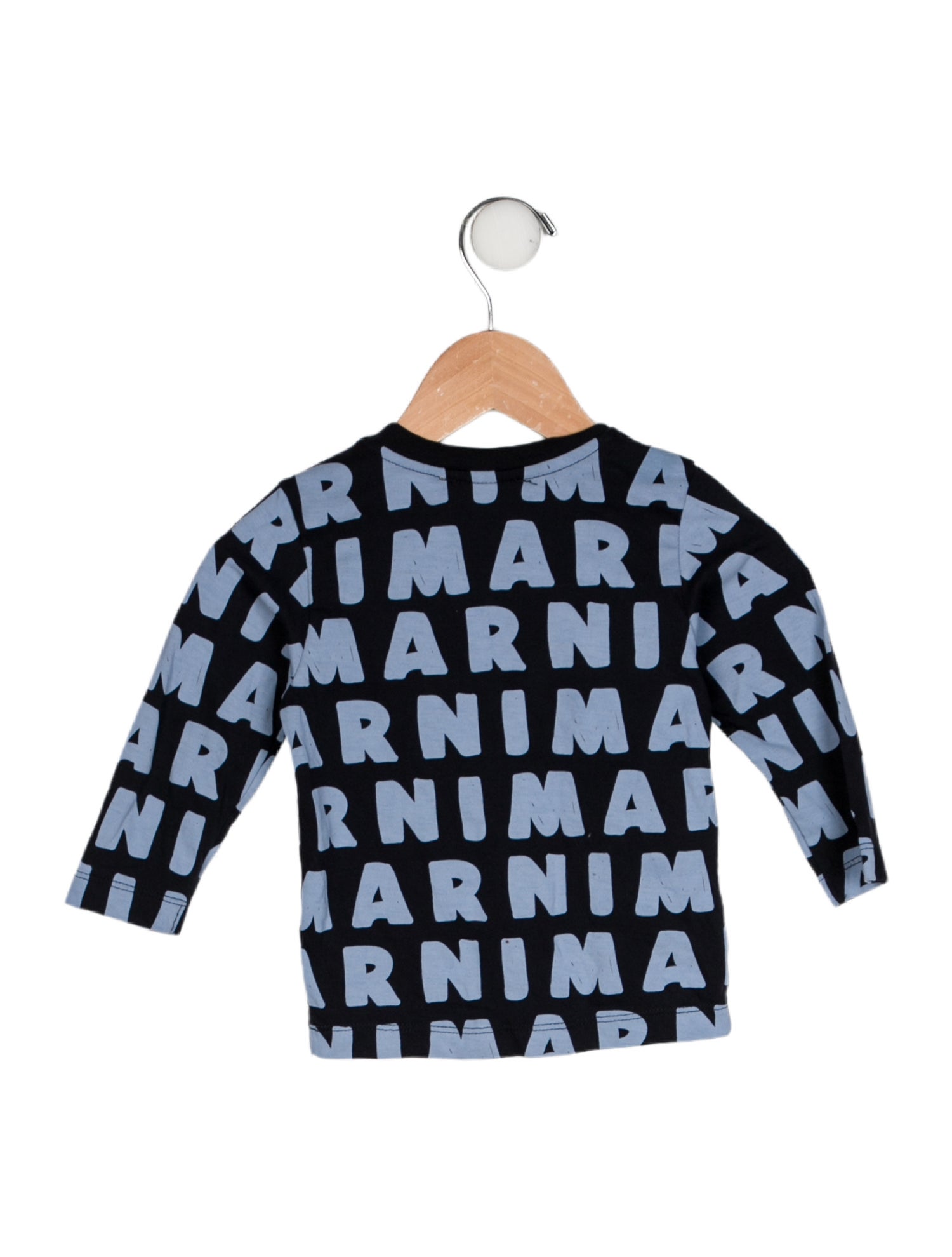 Marni Junior Graphic Print Long Sleeve T Shirt