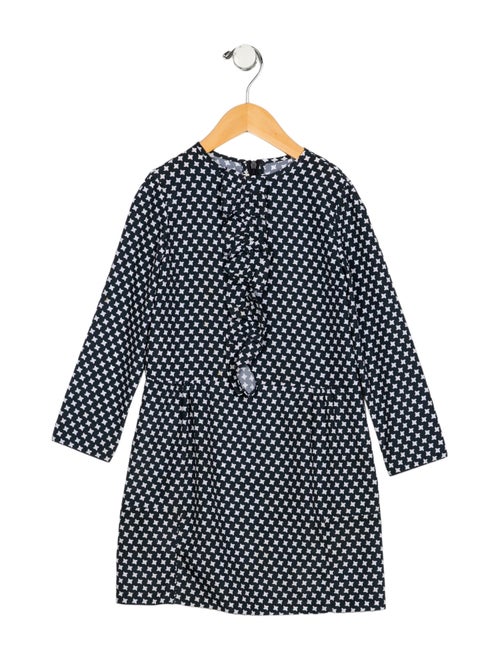 Marni Junior toddler girls' blue and white dress