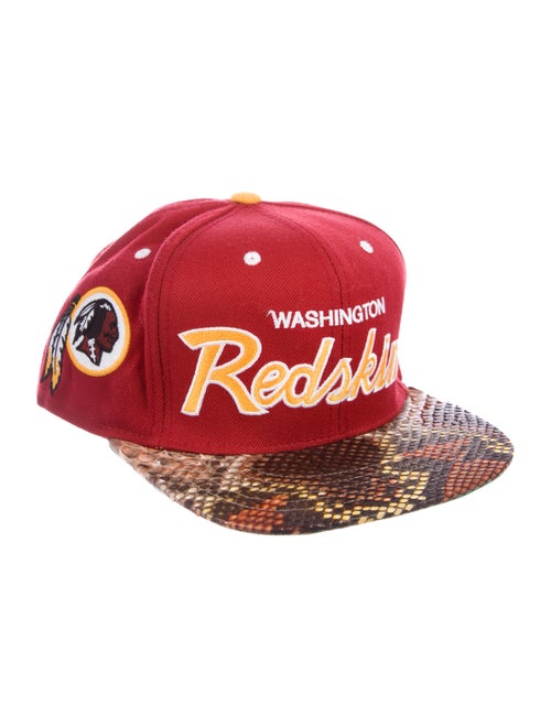 Just Don x RSVP Gallery x Mitchell & Ness Snakeskin-Trimmed Washington Redskins Hat