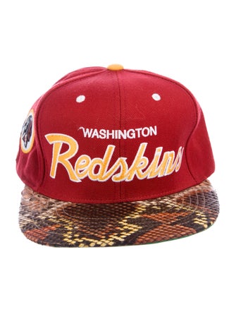Just Don x RSVP Gallery x Mitchell & Ness Snakeskin-Trimmed Washington Redskins Hat