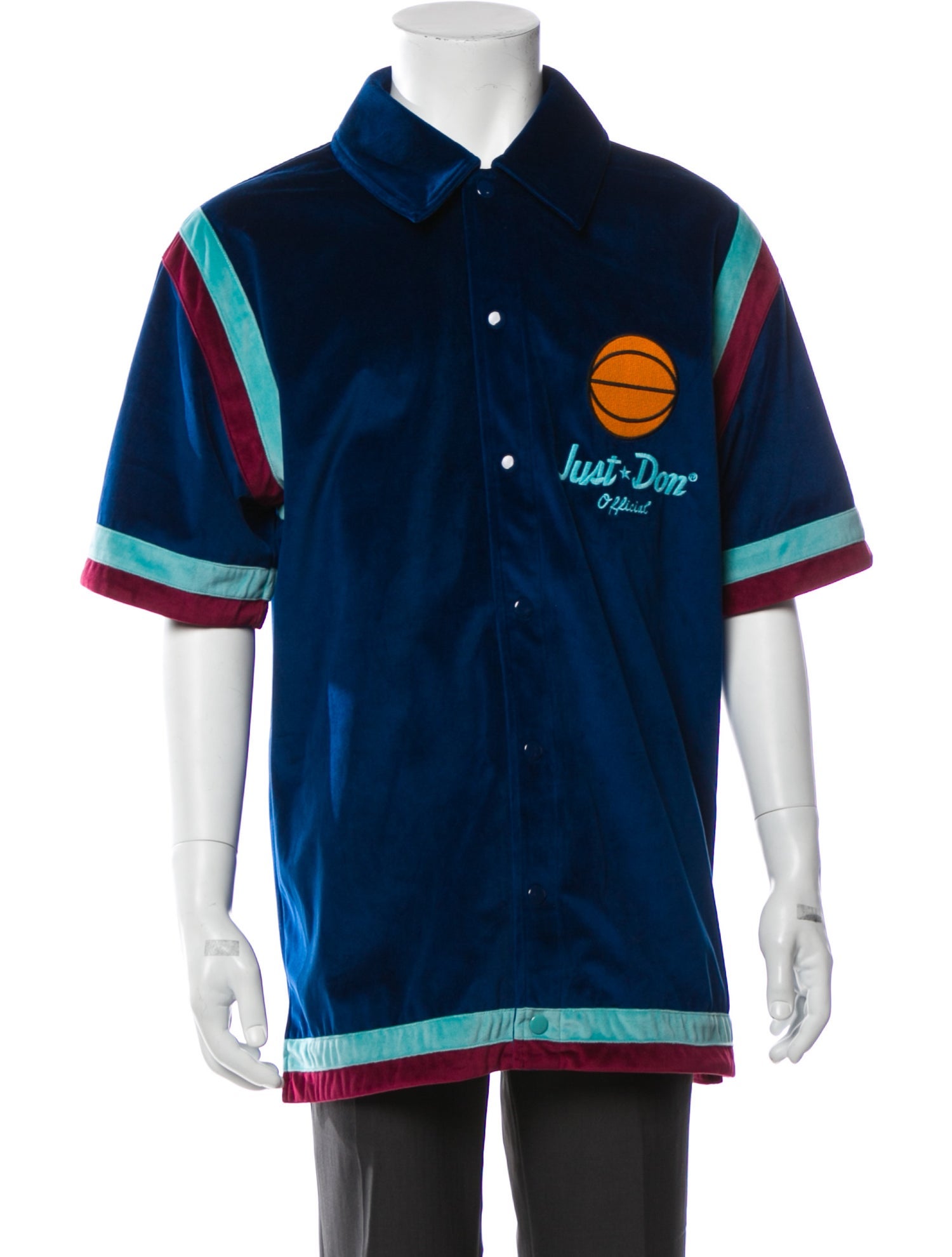 Just Don Graphic Print Short Sleeve Shirt