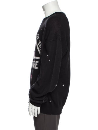 Just Don Graphic Print Crew Neck Pullover