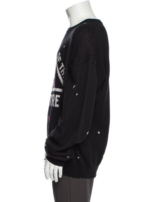 Just Don Graphic Print Crew Neck Pullover