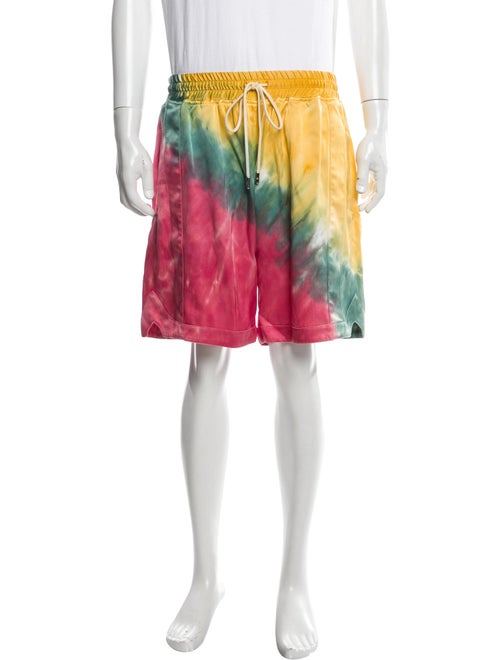 Just Don Tie-Dye Print Jogger Shorts