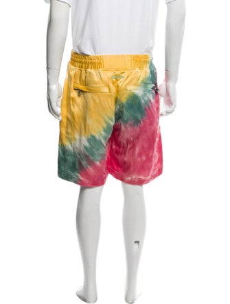 Just Don Tie-Dye Print Jogger Shorts