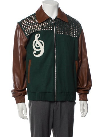 Just Don Outerwear 2022 Colorblock Pattern Denim Jacket S