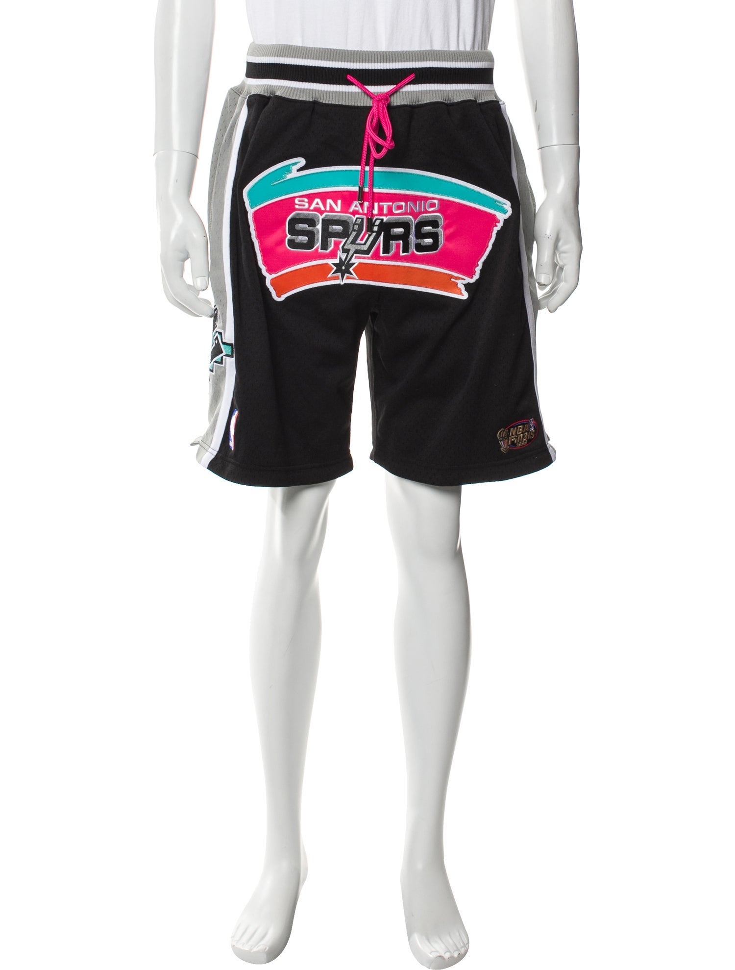 Just Don Graphic Print Jogger Shorts