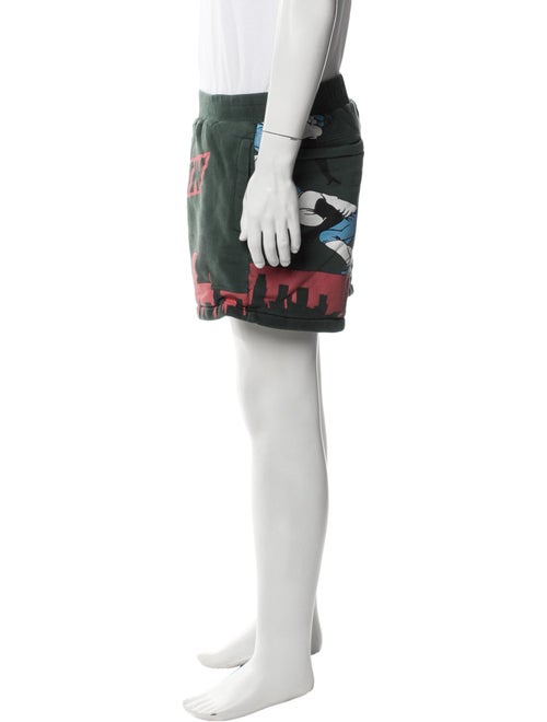 Just Don Graphic Print Sweat Short Printed Lounge Bottoms