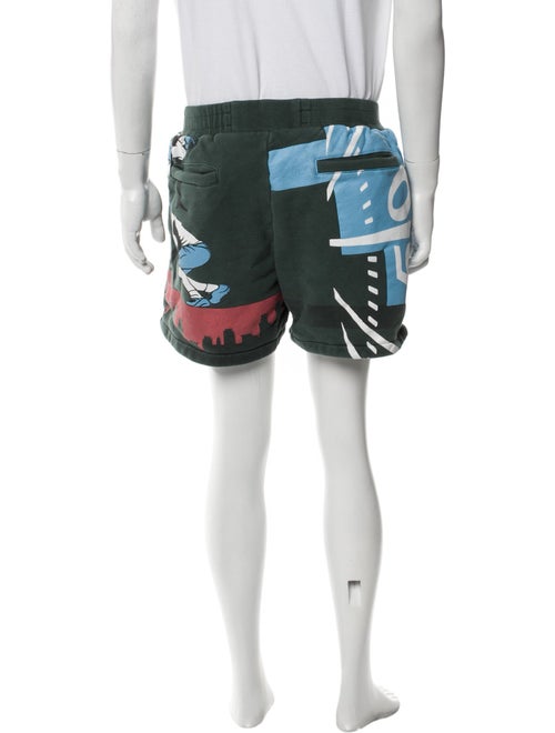 Just Don Graphic Print Sweat Short Printed Lounge Bottoms