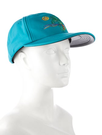 Just Don Synthetic-Blend Embroidered Leather Adjustable Baseball Cap