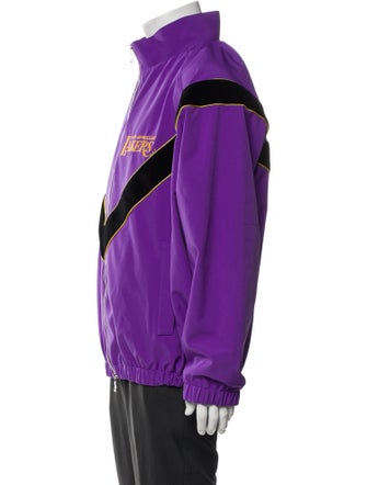 Just Don Colorblock Pattern Windbreaker