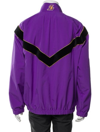 Just Don Colorblock Pattern Windbreaker