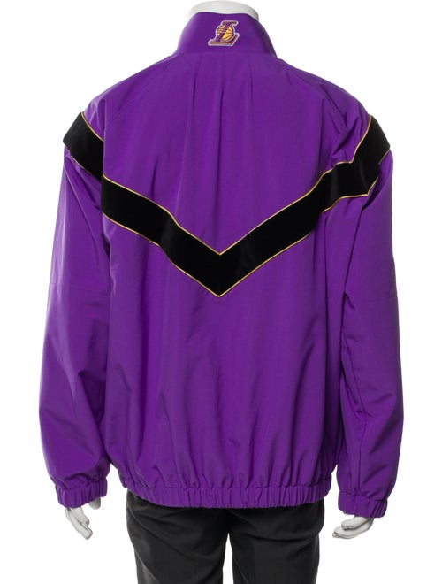 Just Don Colorblock Pattern Windbreaker