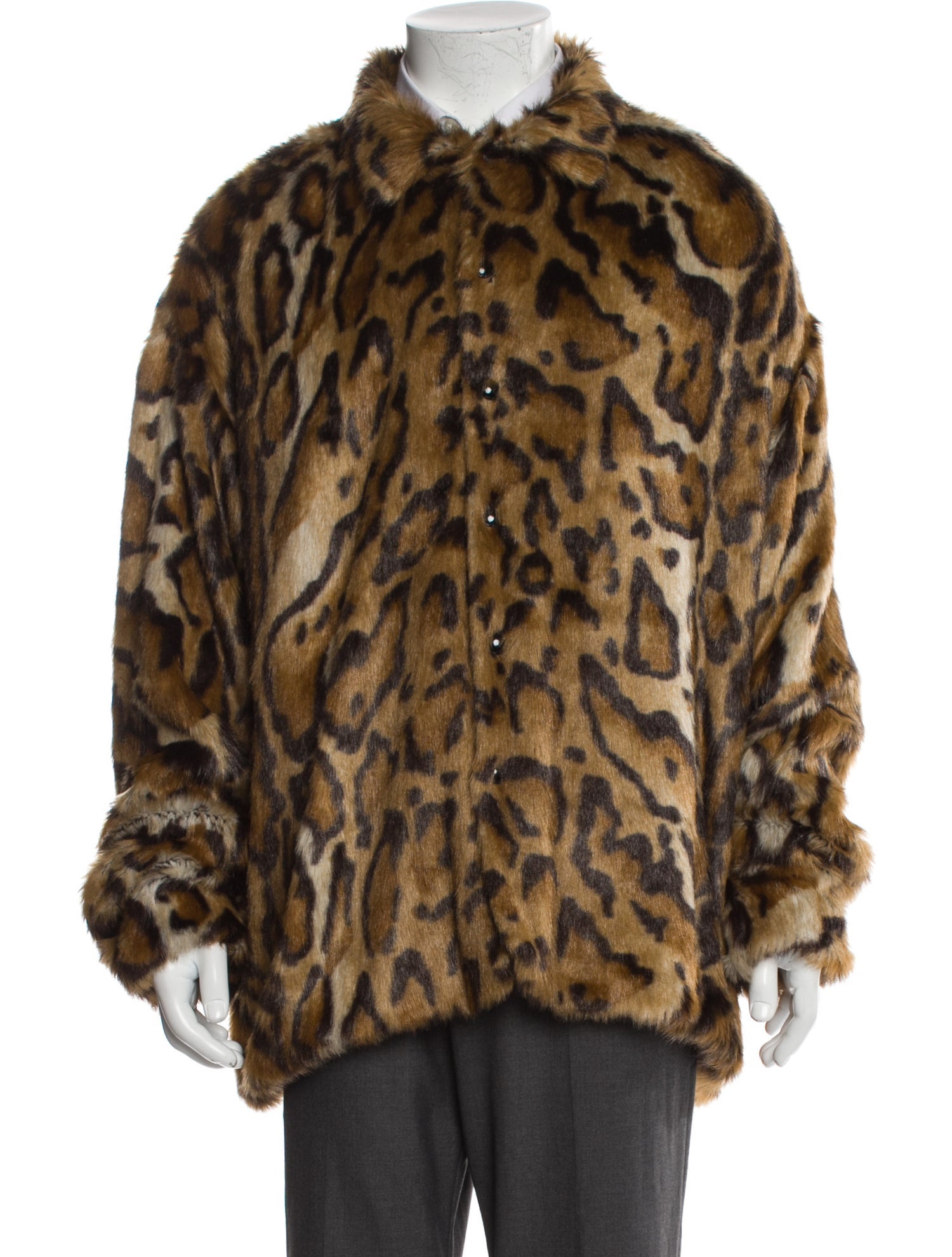 Just Don Animal Print Windbreaker