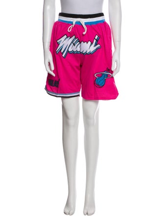 Just Don Graphic Print Jogger Shorts