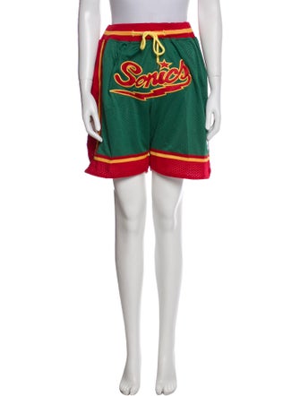 Just Don Graphic Print Jogger Shorts