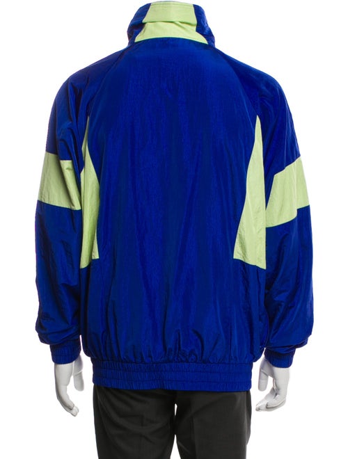 Just Don Colorblock Pattern Windbreaker