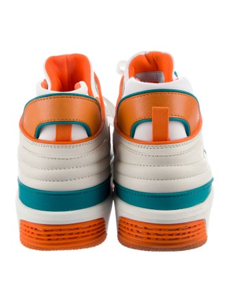 Just Don Leather Striped Sneakers