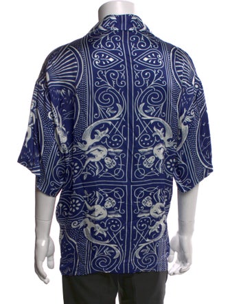 Just Don Printed Short Sleeve Shirt