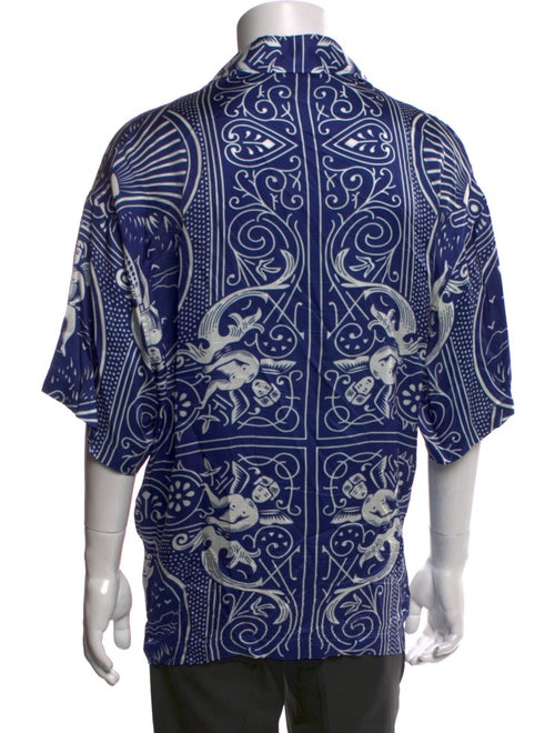 Just Don Printed Short Sleeve Shirt