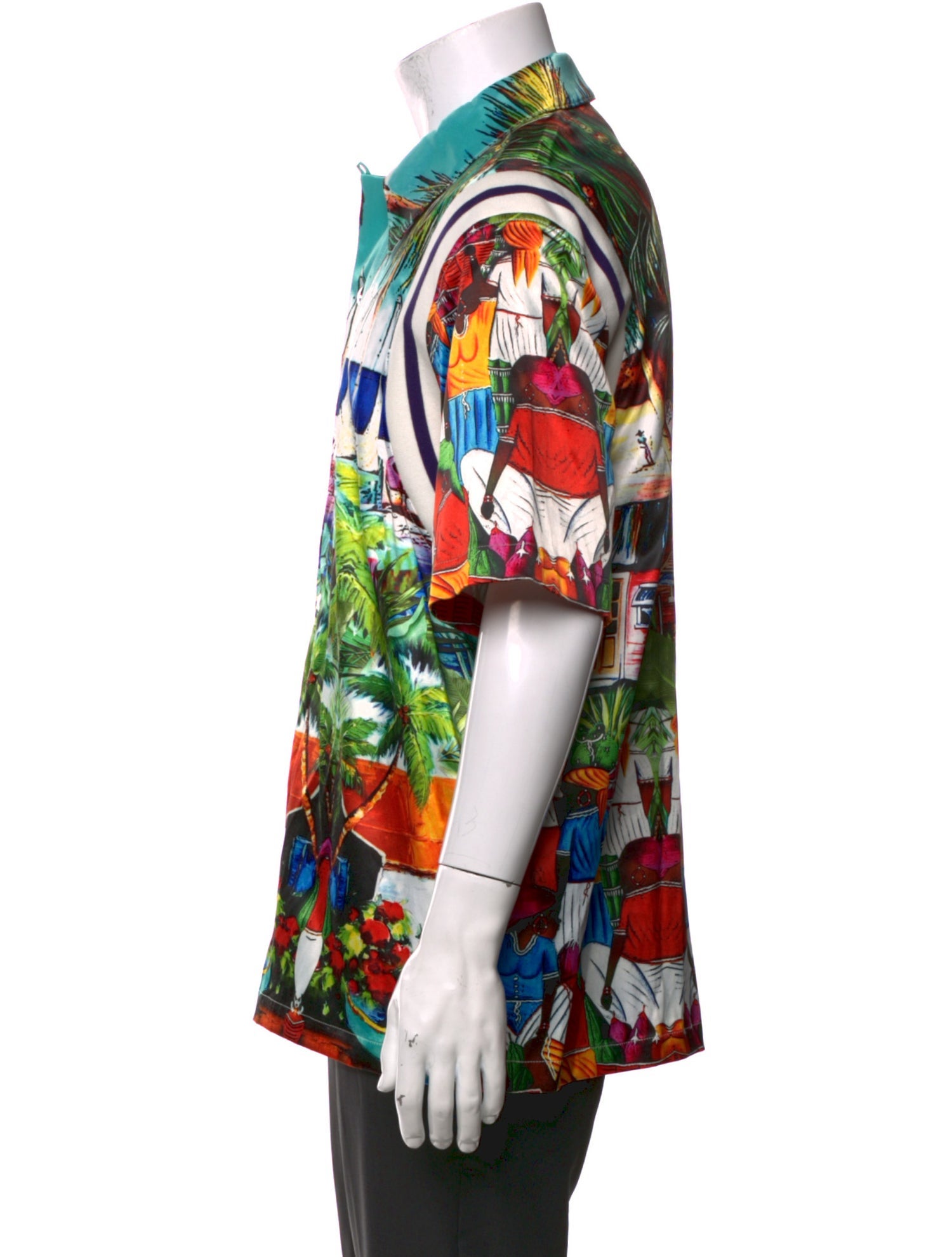 Just Don Printed Short Sleeve Shirt w/ Tags