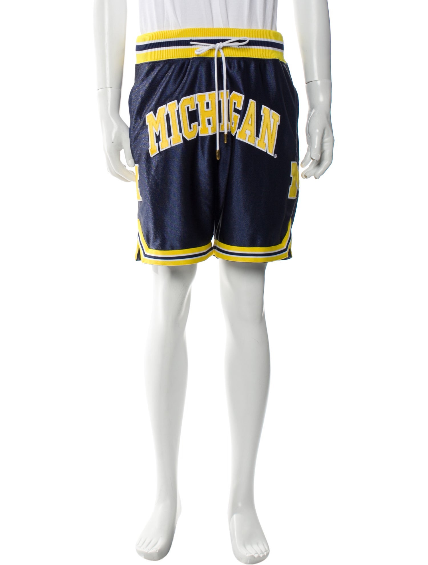 Just Don Striped Jogger Shorts