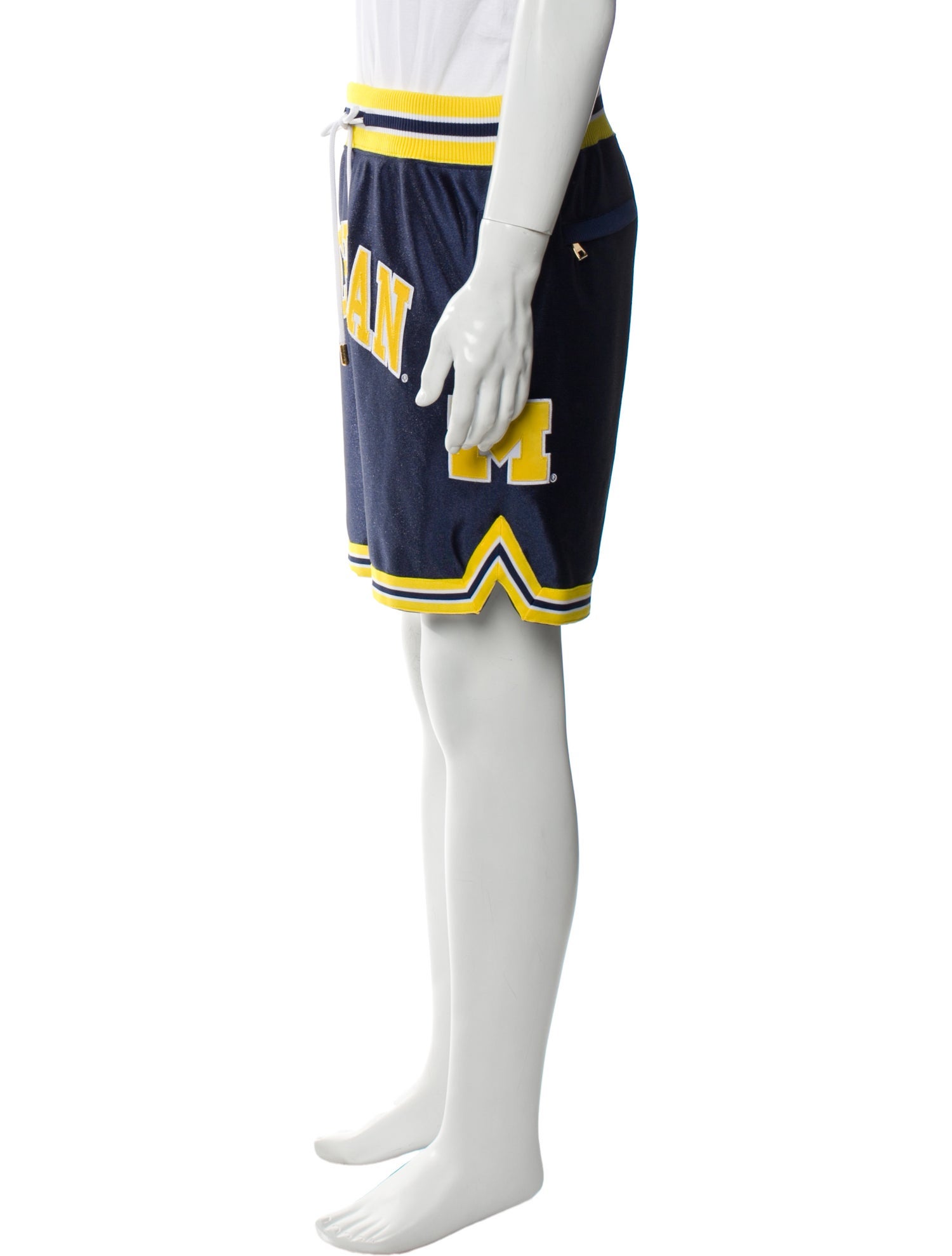 Just Don Striped Jogger Shorts