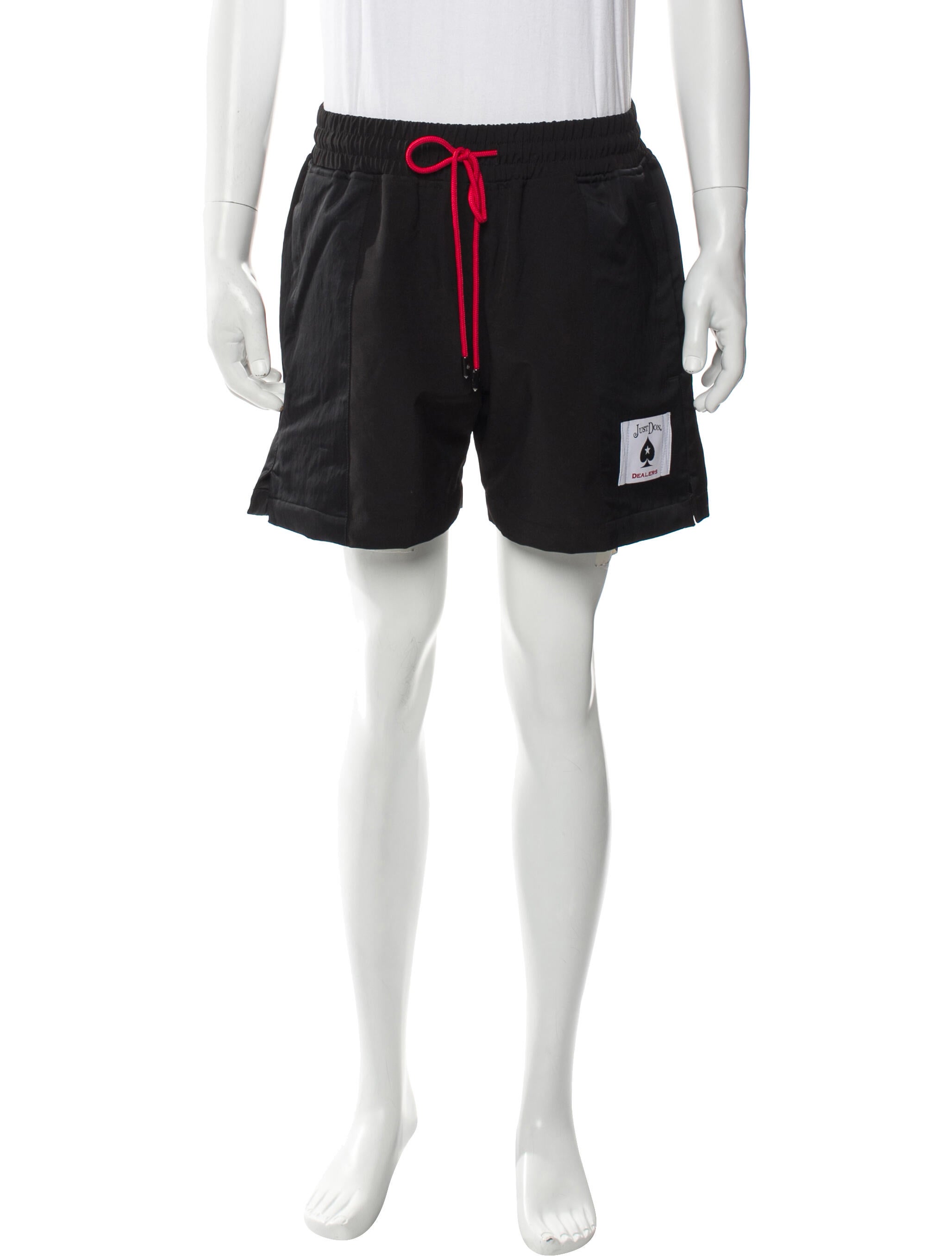 Just Don Graphic Print Jogger Shorts