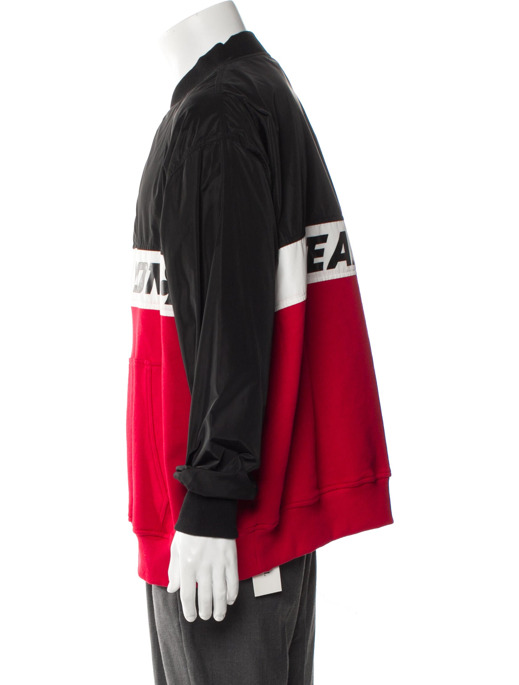 Just Don Colorblock Pattern Windbreaker