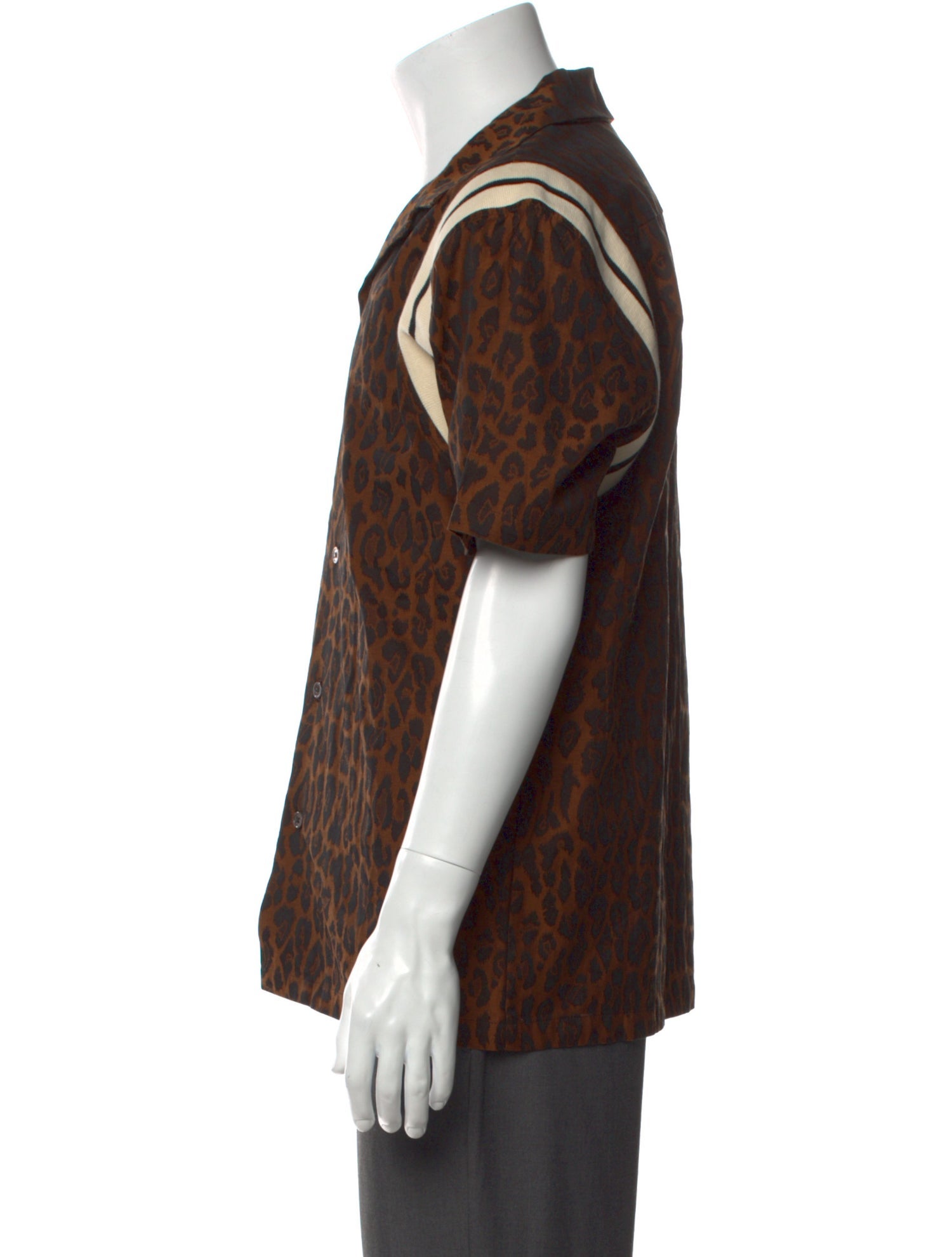 Just Don Animal Print Short Sleeve Shirt w/ Tags