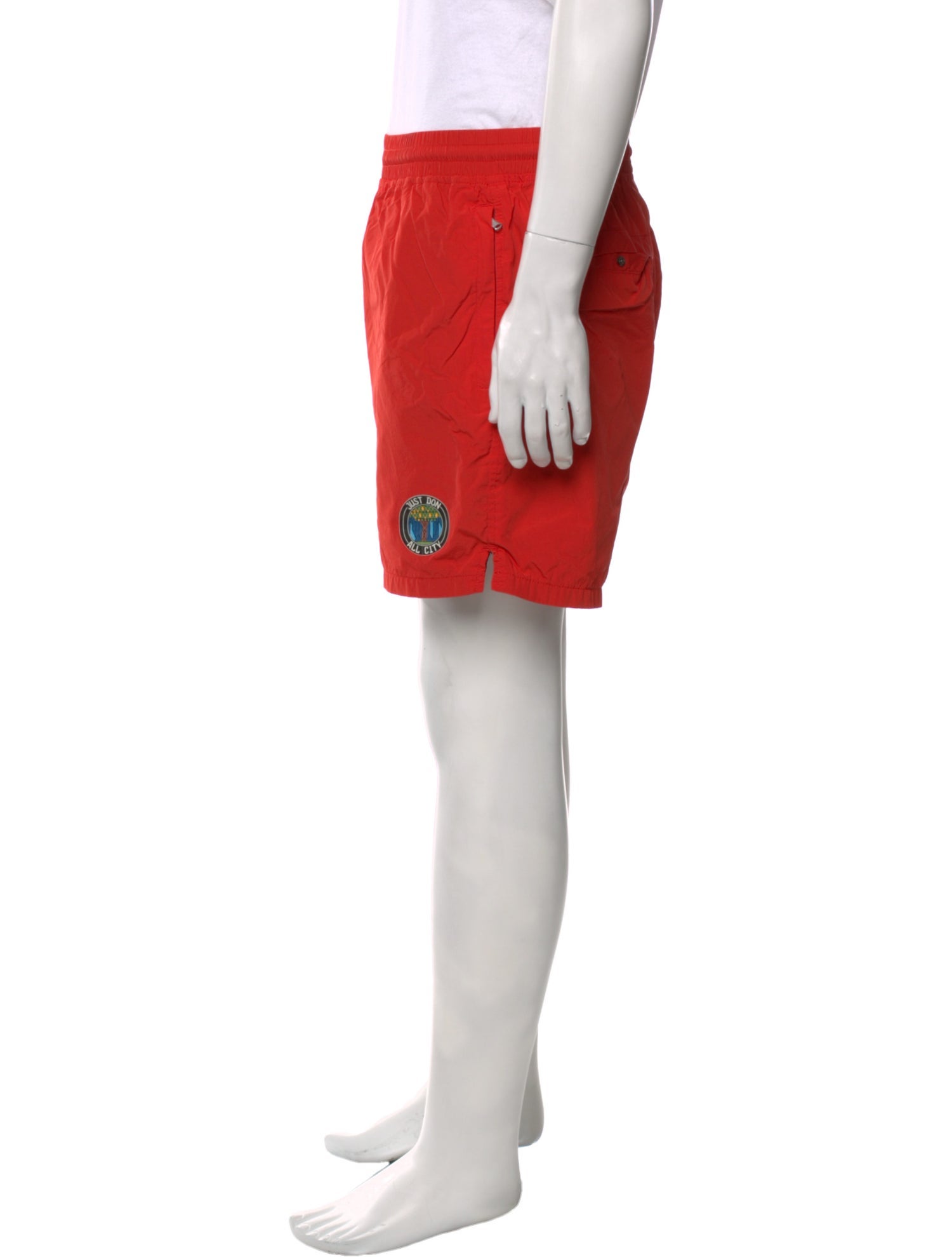 Just Don Graphic Print Jogger Shorts