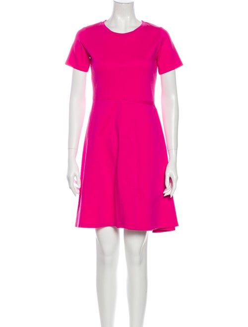 Jil Sander Navy Crew Neck Mini Dress Navy