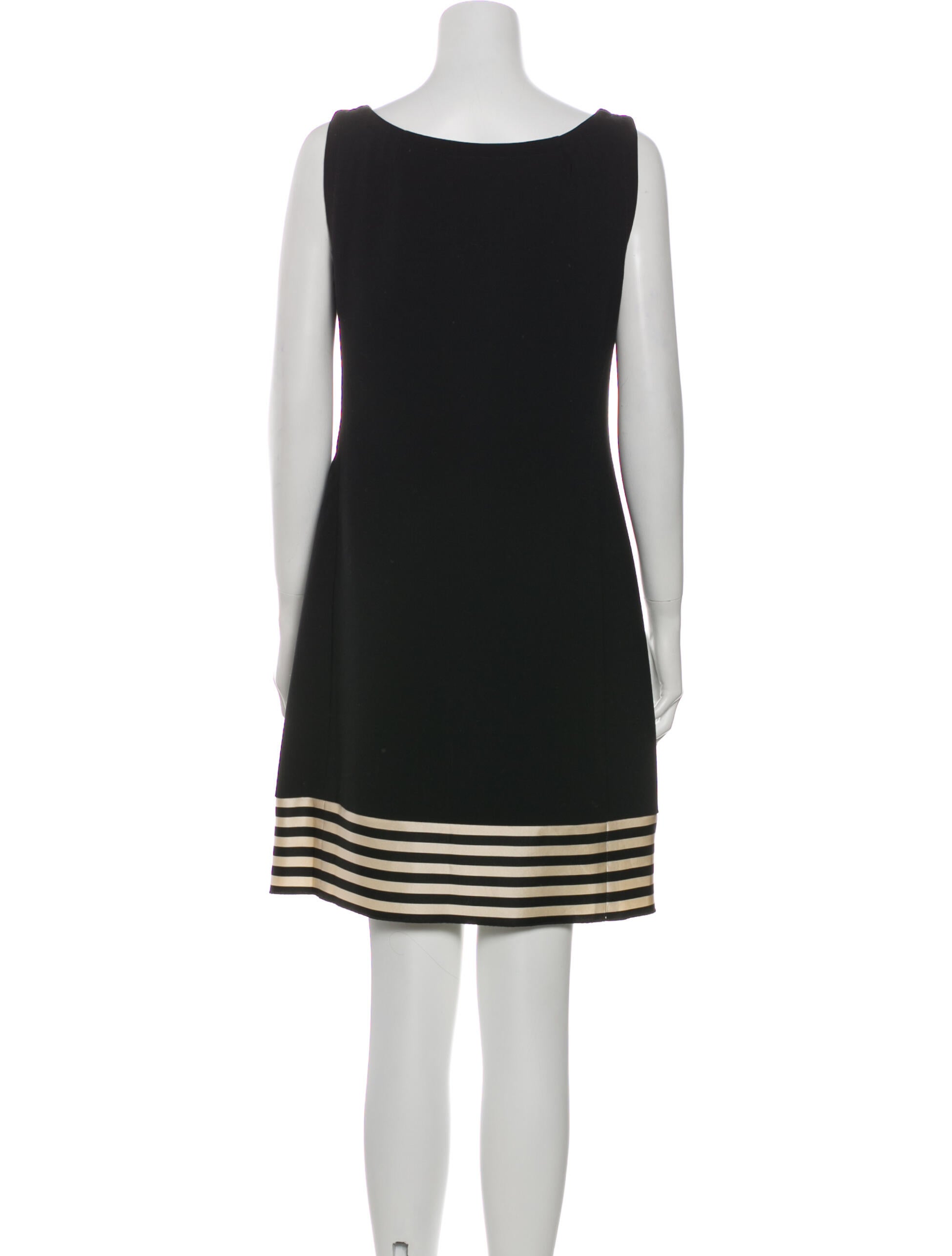 Jil Sander Navy Striped Mini Dress Clothing Wjv The Realreal