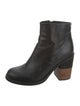 Jil Sander Navy Leather Boots