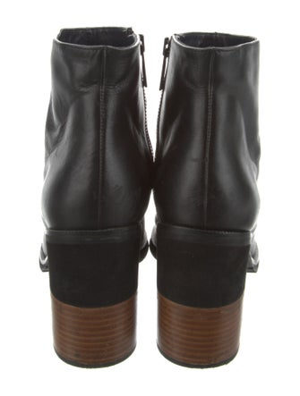 Jil Sander Navy Leather Boots