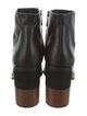 Jil Sander Navy Leather Boots