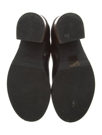 Jil Sander Navy Leather Boots