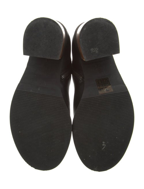 Jil Sander Navy Leather Boots