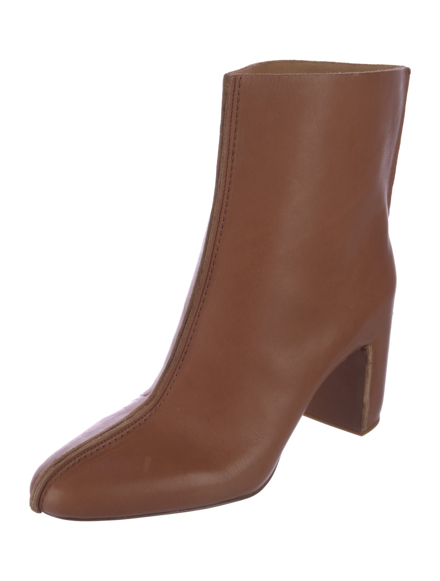 Jil Sander Navy Leather Boots
