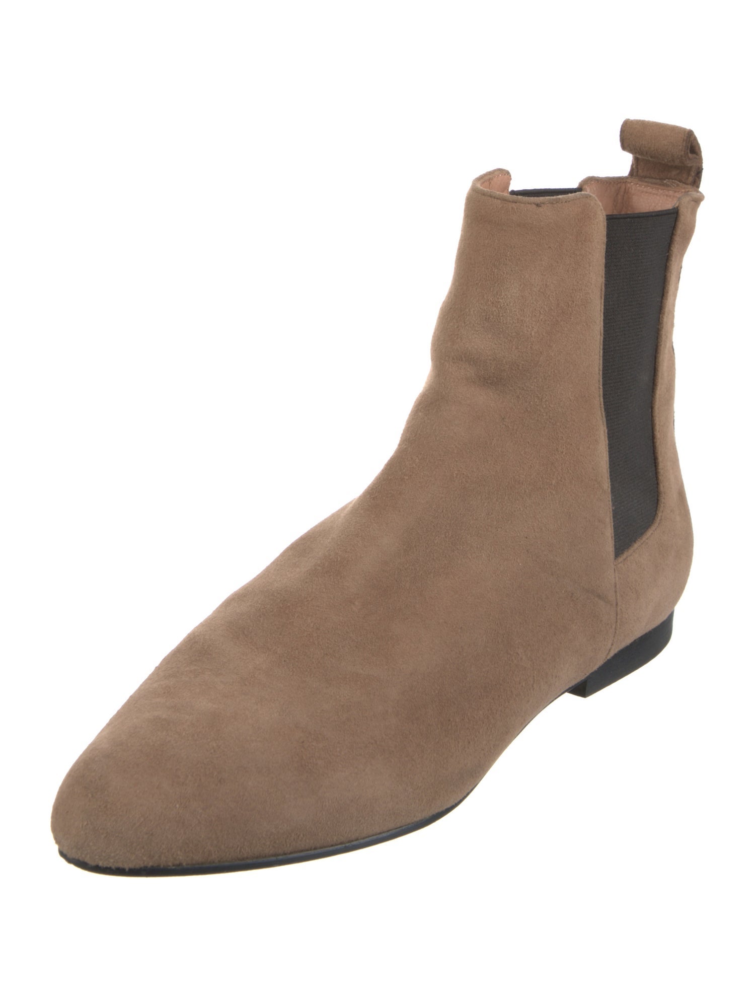 Jil Sander Navy Suede Chelsea Boots